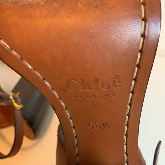 Vintage Chloe leather sandals - Picture 6 of 6